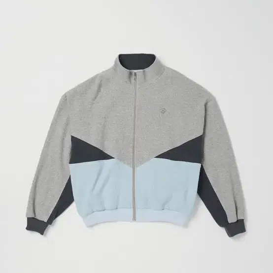 Via Colorblock zip-up (Gray murti)