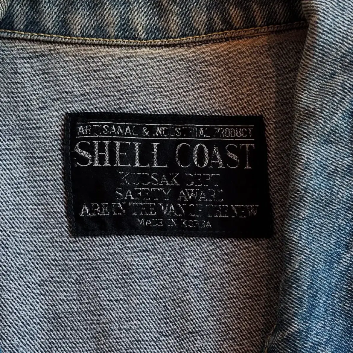 SHELL COAST 라이더 데님 자켓