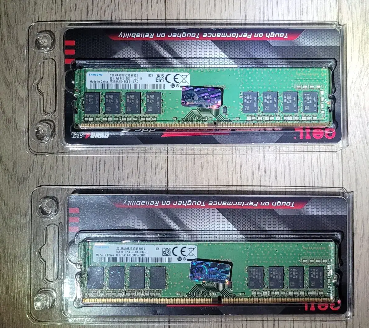 DDR4 2400T 8GB X 2EA 시금치램