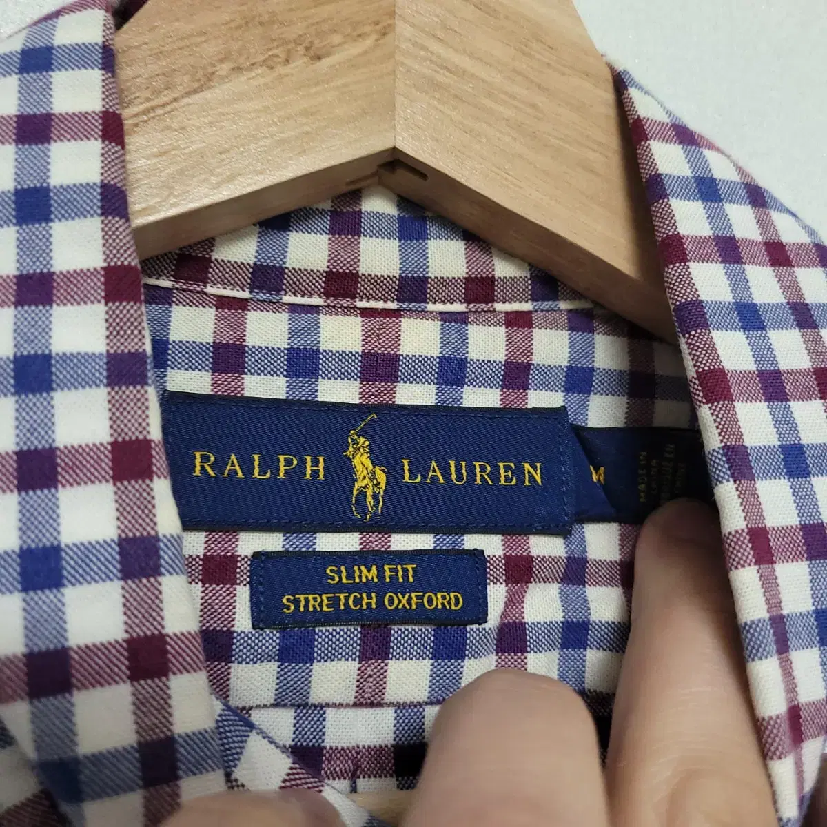 (M) POLO RALPHLAUREN 폴로랄프로렌 체크 긴팔 셔츠