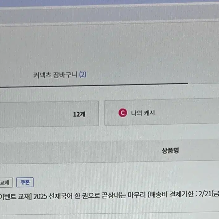 2025 선재국어 마무리국어