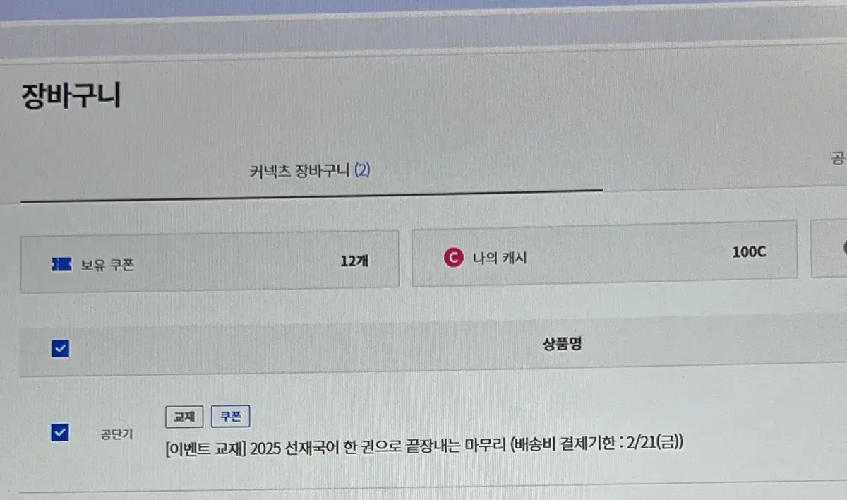 2025 선재국어 마무리국어