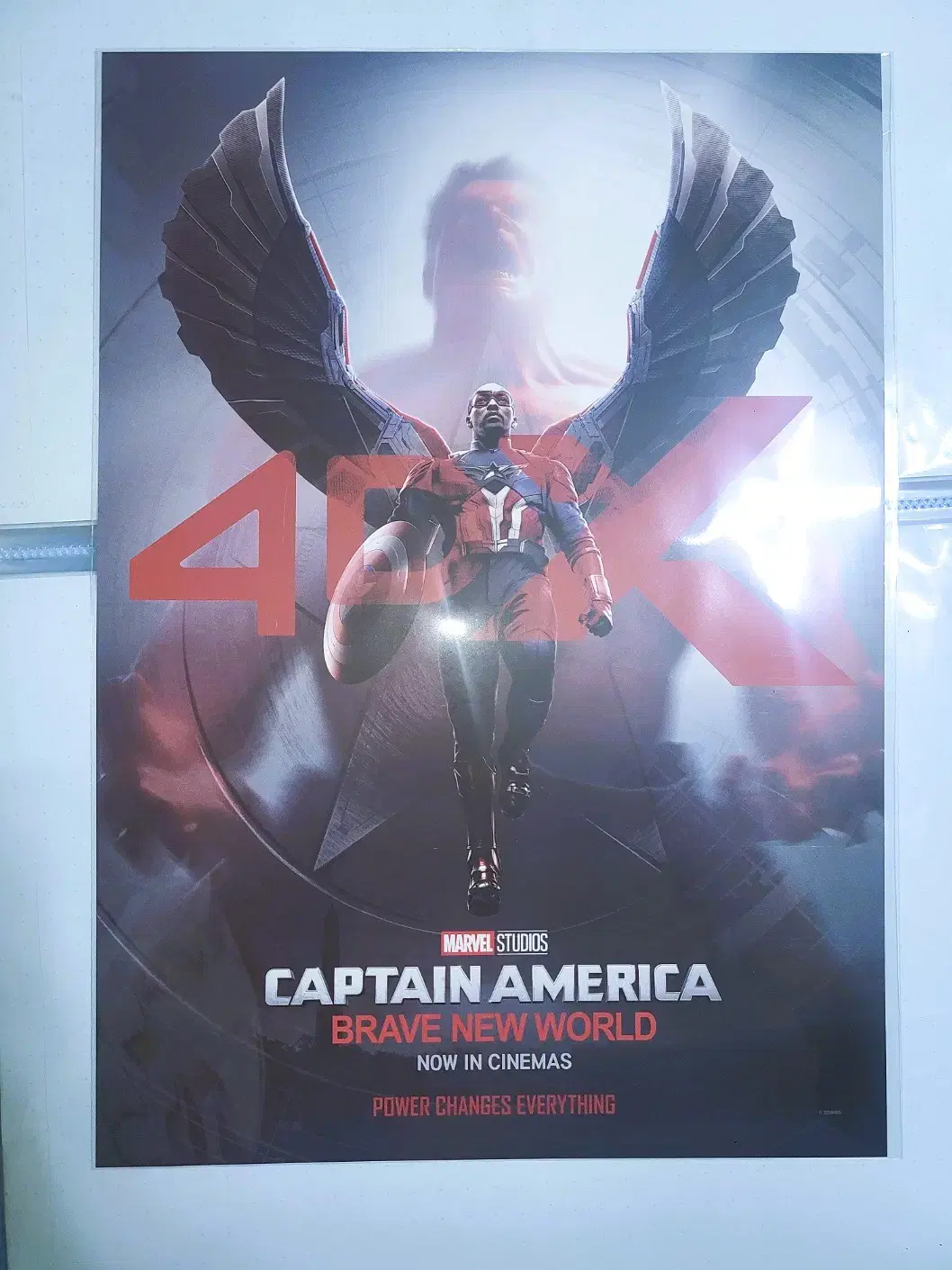 CGV 4DX poster -Captain America: The Winter Soldier new World