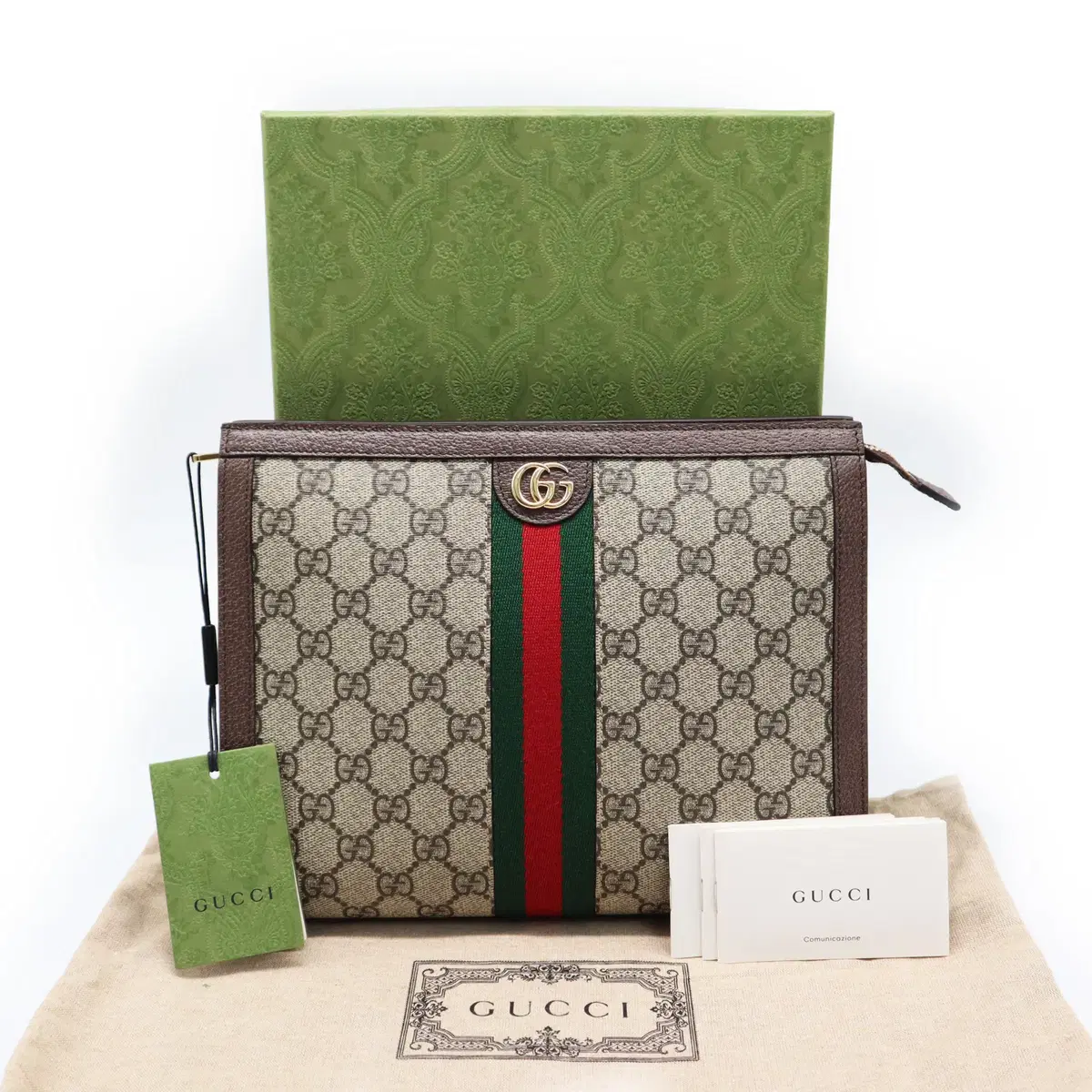 Gucci(구찌) 625549 GG 수프림 캔버스 오피디아 파우치 클러치