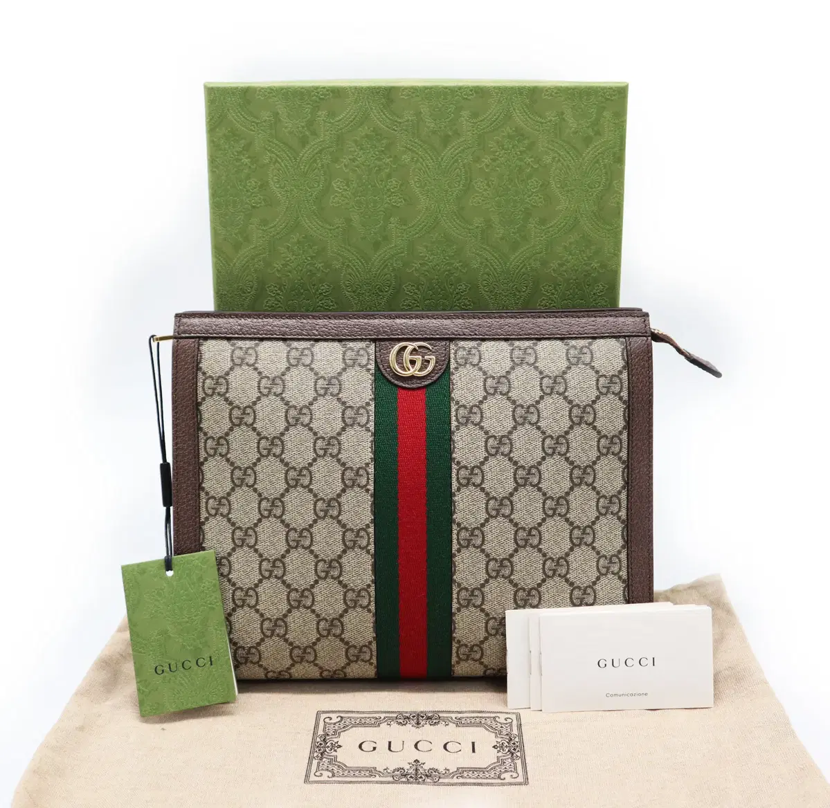 Gucci(구찌) 625549 GG 수프림 캔버스 오피디아 파우치 클러치