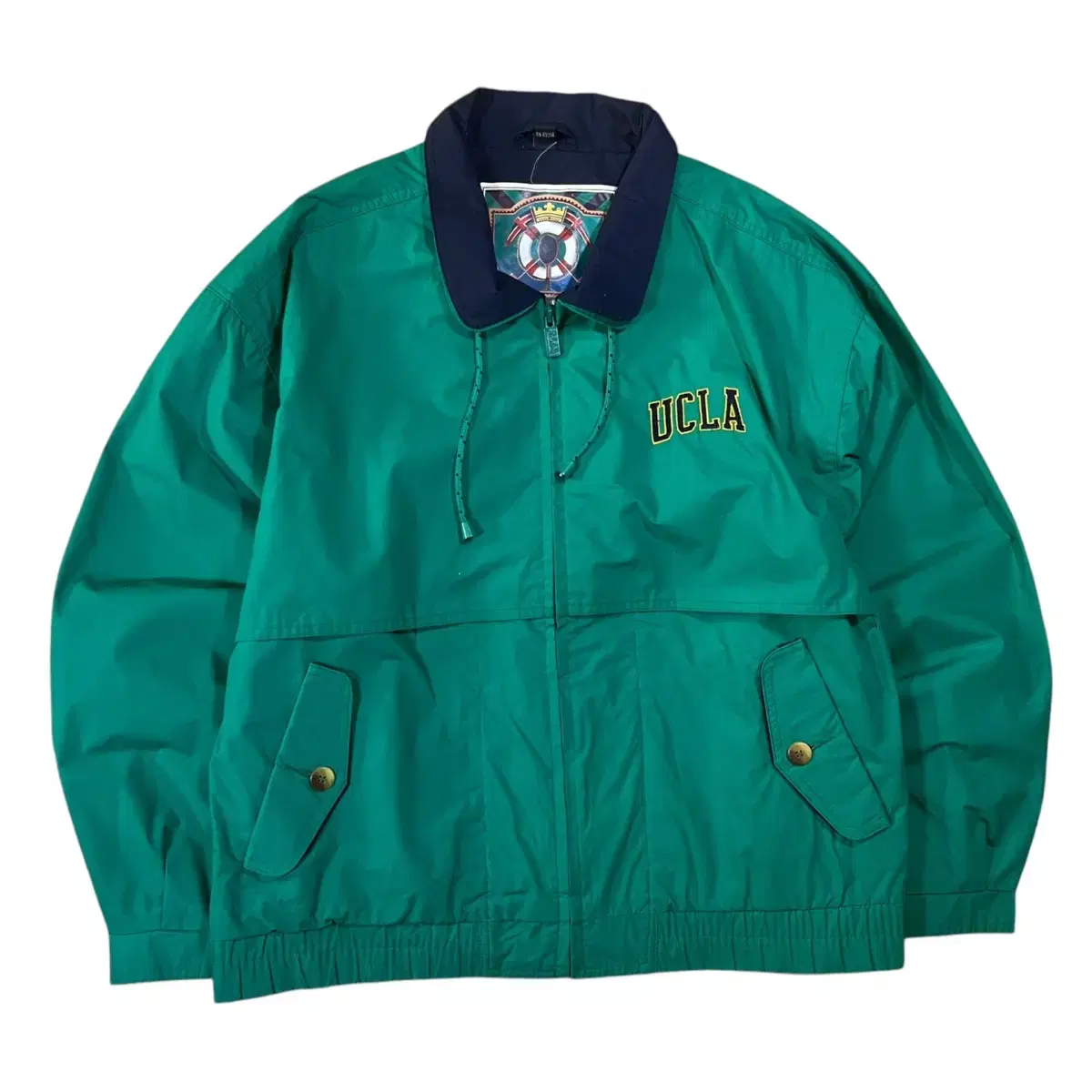 VINTAGE UCLA 우븐 블루종 자켓