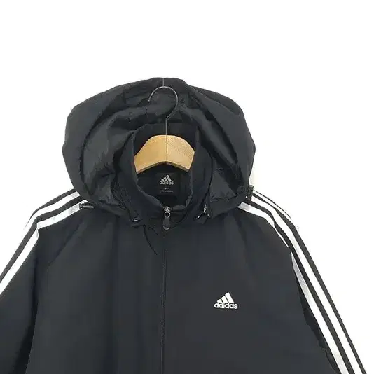 아디다스 ADIDAS 집업 바람막이 자켓 블랙 3400092