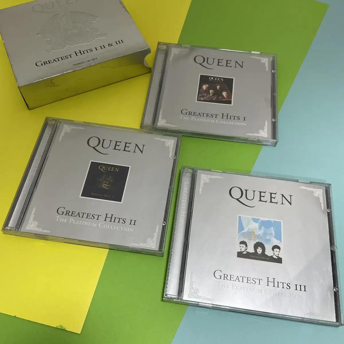 [중고음반/CD] 퀸 Queen Greatest Hits 3CD 합본반