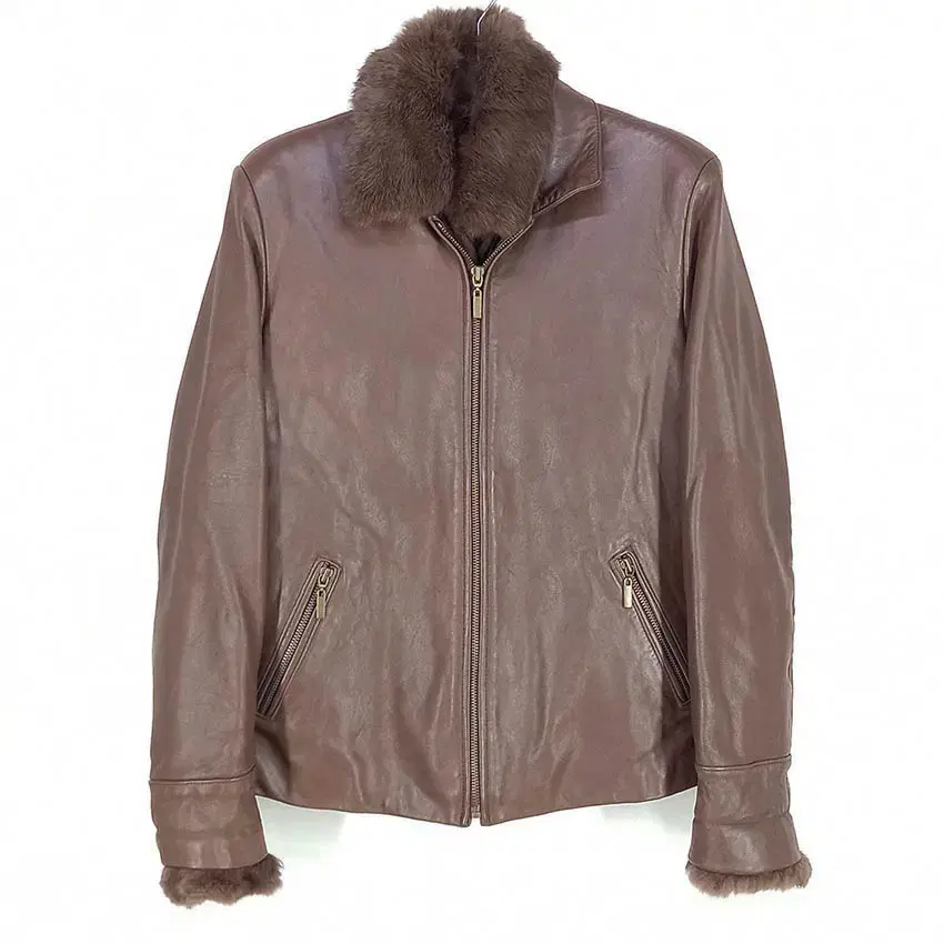 WILSONS LEATHER 여성 내피퍼 가죽자켓 브라운S(HU3672)