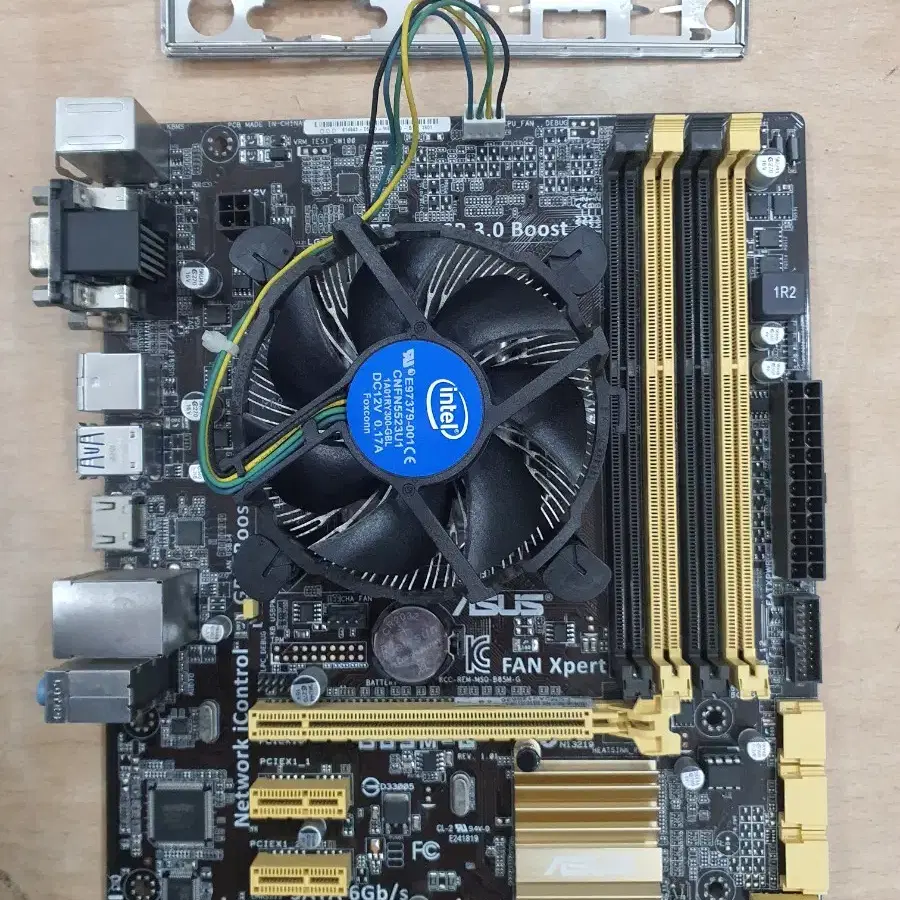 i3 4160 CPU + ASUS B85M-G 메인보드 세트