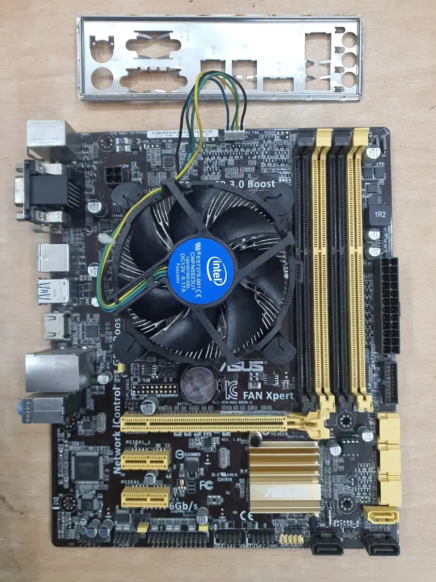 i3 4160 CPU + ASUS B85M-G 메인보드 세트