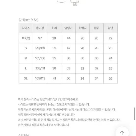 에이블리 빈티지 워싱 데님 팬츠