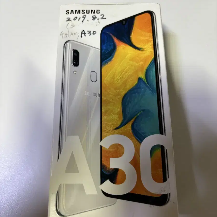 SAMSUNG Galaxy A30 풀박스 (충전기0)