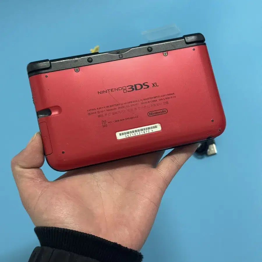 닌텐도 3DSXL 레드 (포켓무버,포켓몬뱅크 정품내장 , 구큰다수)