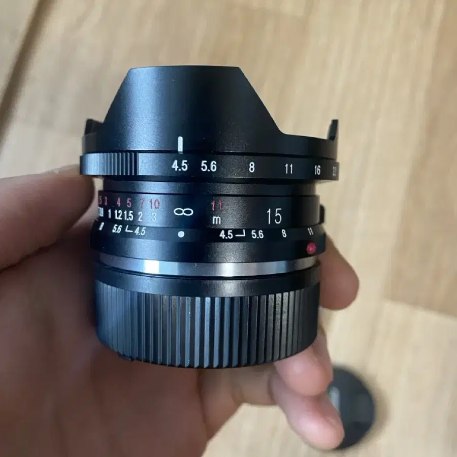 보이그랜더 슈퍼 와이드 헬리어 15mm F4.5 VM 라이카 마운트