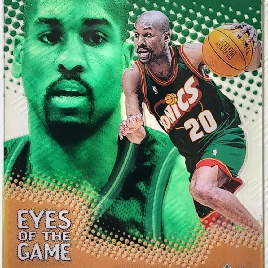 Gary Payton 시애틀 슈퍼소닉스 Refractor  카드 1장