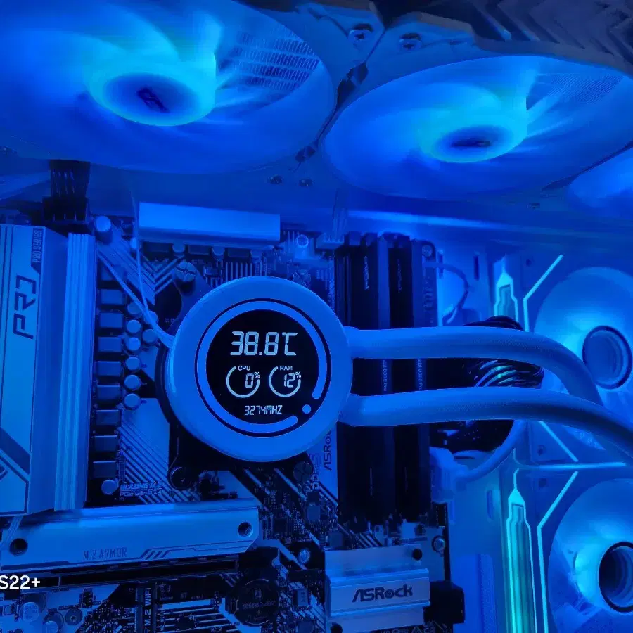 (반본체) 9800X3D 화이트 게이밍 컴퓨터 PC