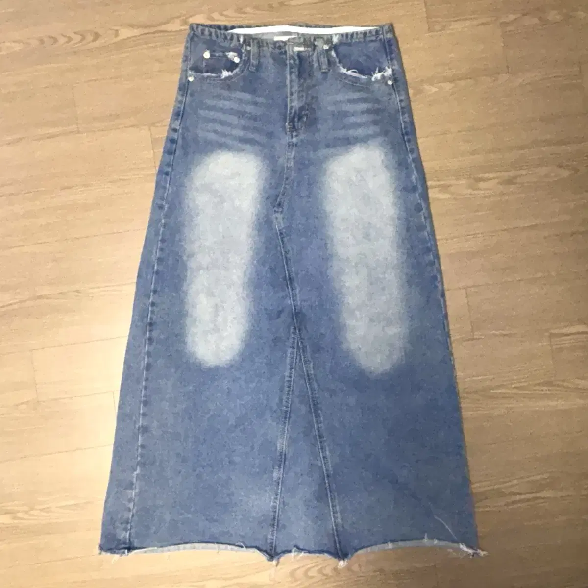 플리즈프로젝트 맥시 데님 스커트 롱치마 MAXI DENIM SKIRT