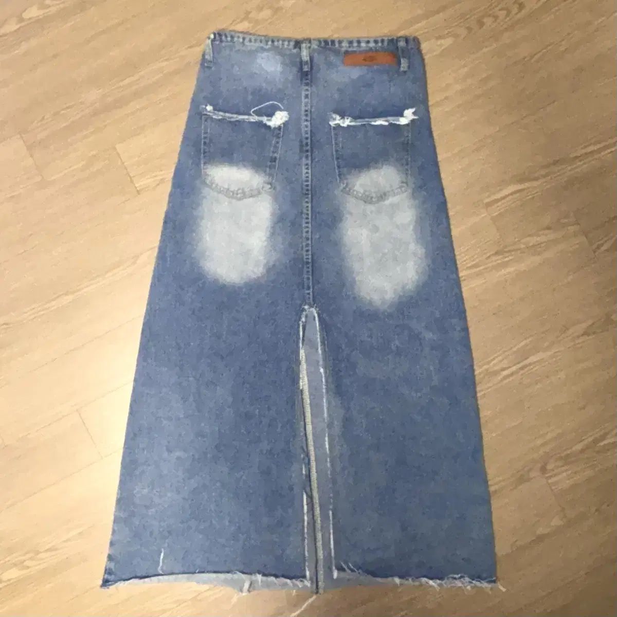 플리즈프로젝트 맥시 데님 스커트 롱치마 MAXI DENIM SKIRT