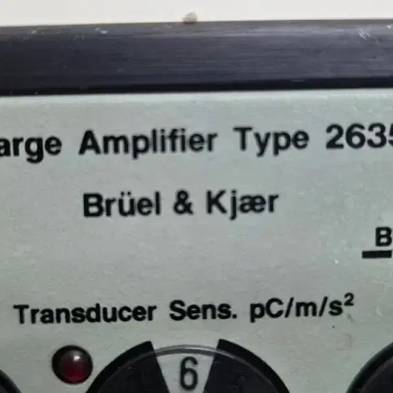 Bruel&Kjaer Charge Amplifier Type 2635