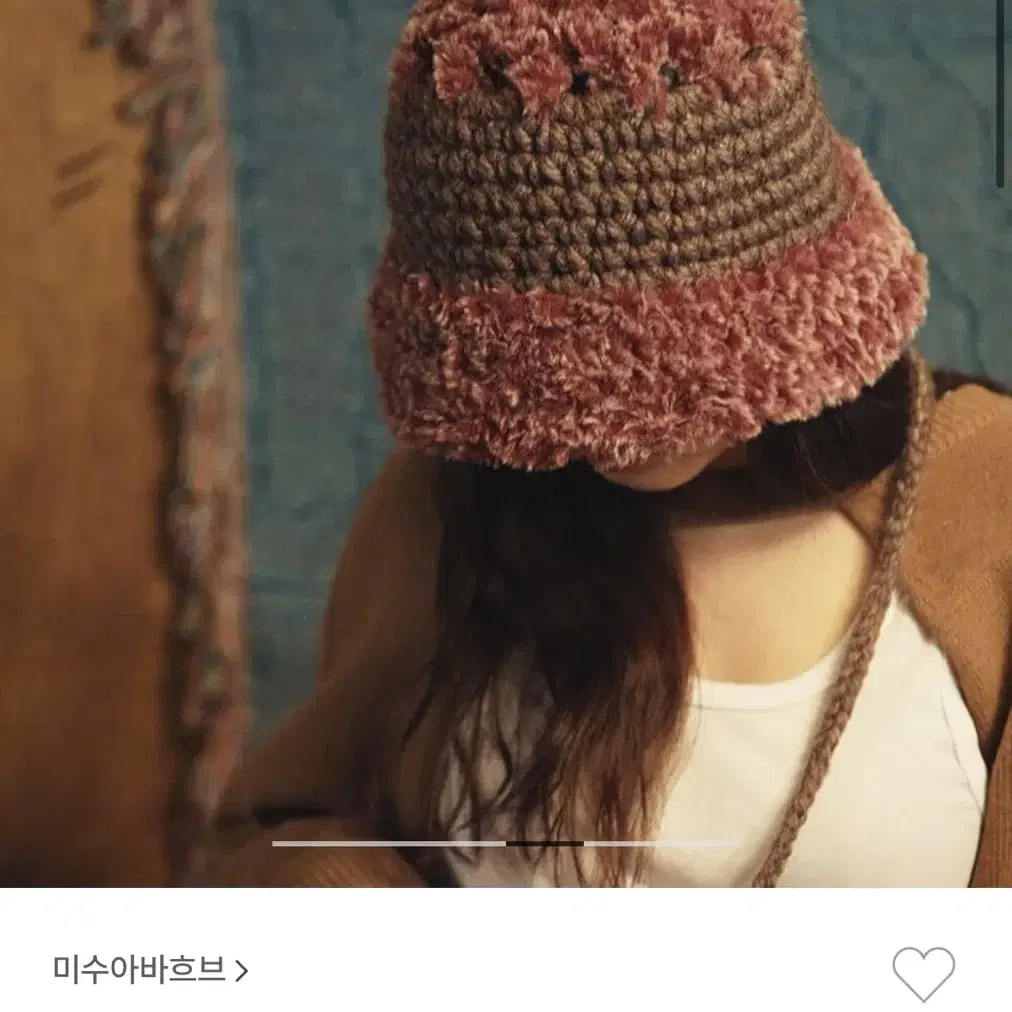 미수아바흐브 NEW FURRY HAT BURGUNDY