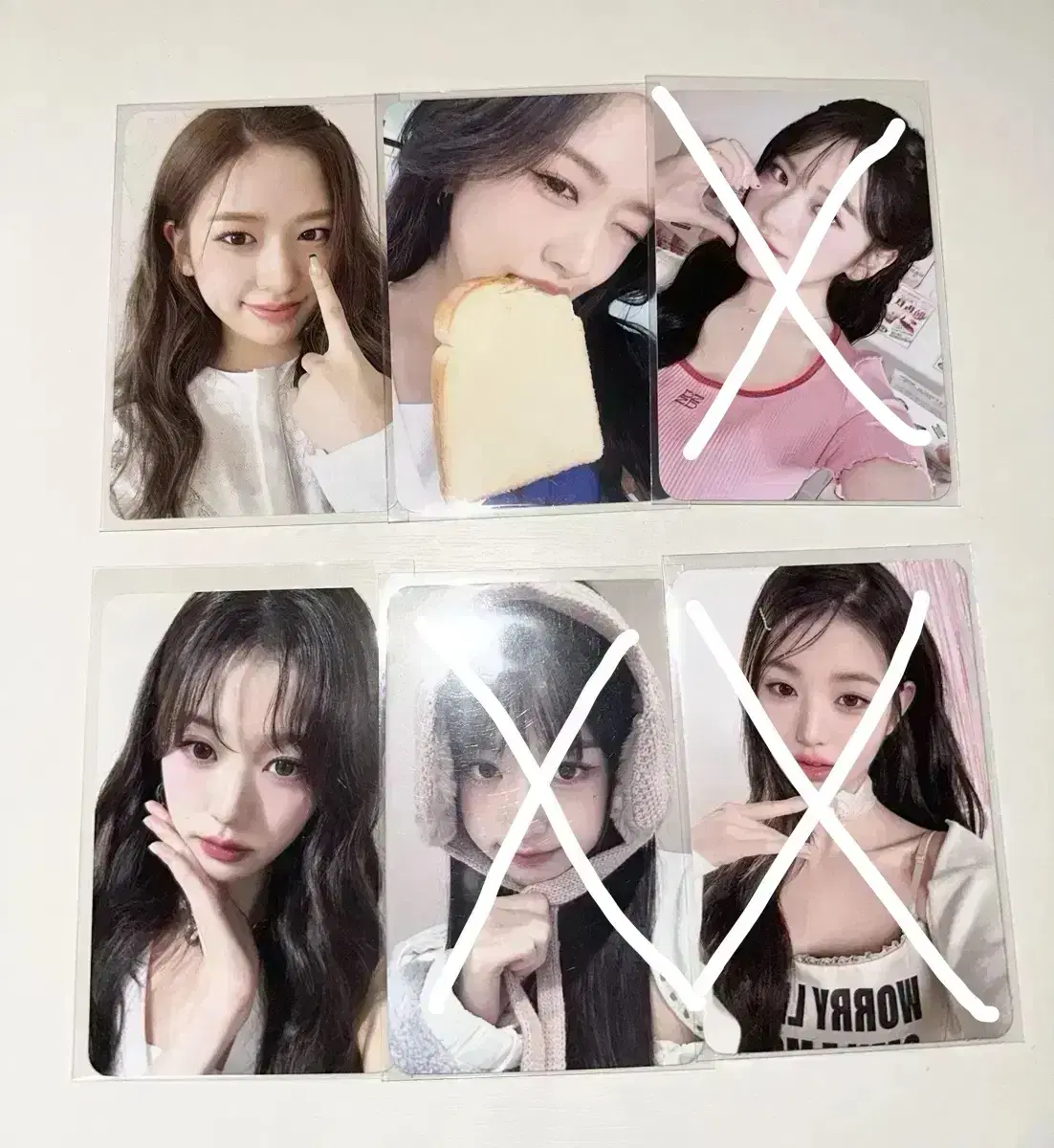 ive ahn yujin jang wonyoung photocard seasons greetings with muu ld clio amuse soundwave guido