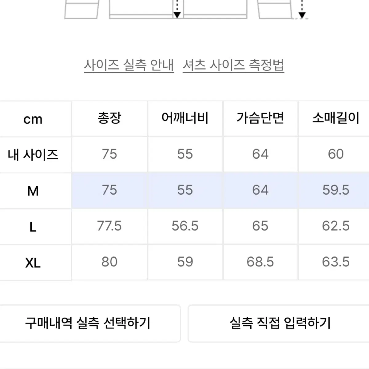 틀영 옴브레 셔츠 M