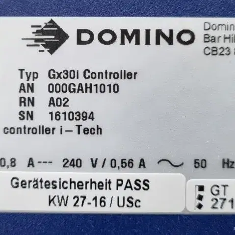 DOMINO Gx30i 000GAH1010 도미노 컨트롤러