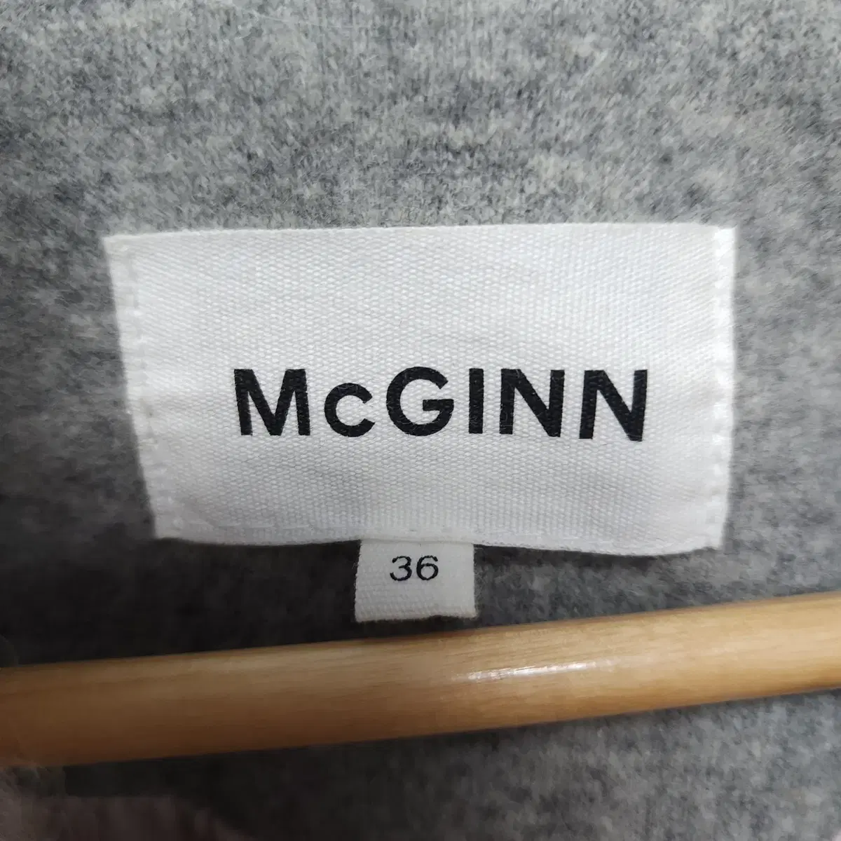 매긴 Mcginn 알파카 모헤어 체크 코트 36