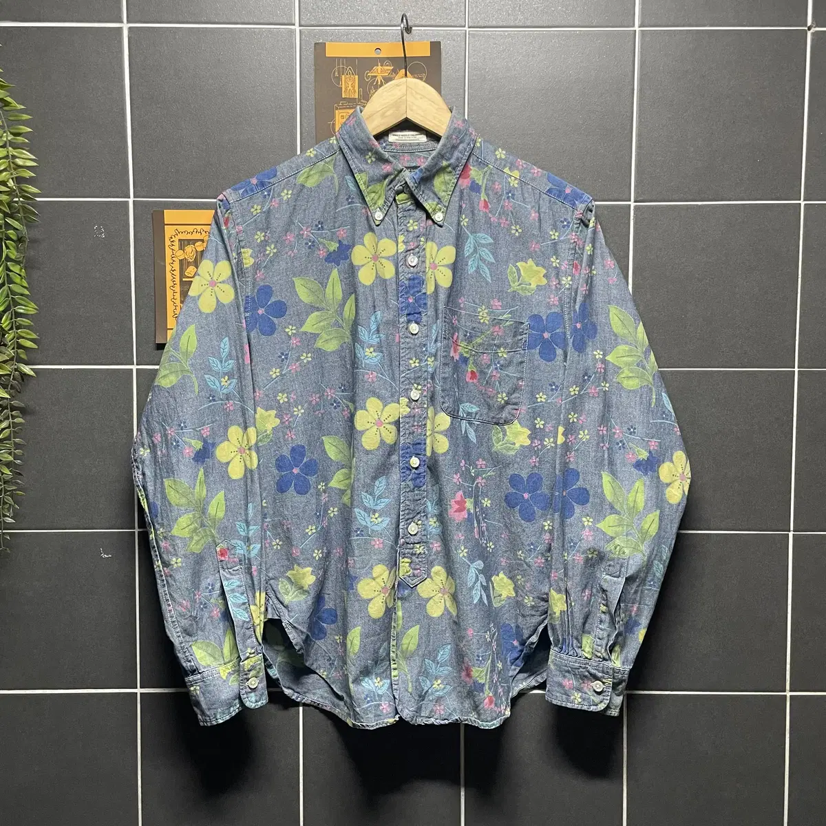 Engineered Garments 엔지니어드 가먼츠 플라워 셔츠