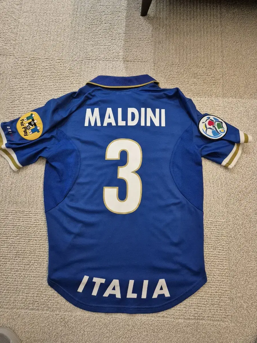 Euro 96 Italy Home S/S Maldini Europe M