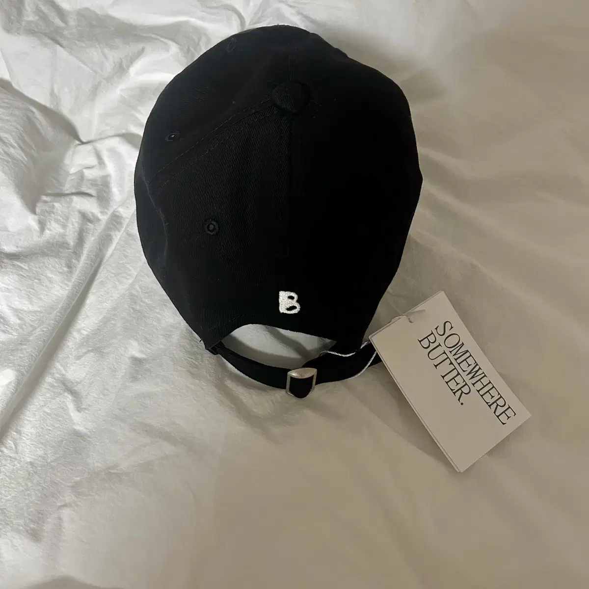 썸웨어버터_볼캡(Classy logo ball cap)_black