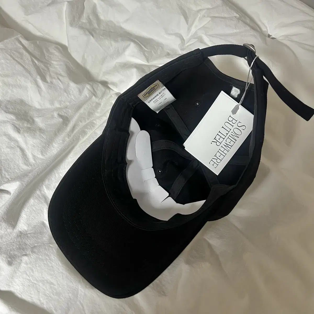 썸웨어버터_볼캡(Classy logo ball cap)_black