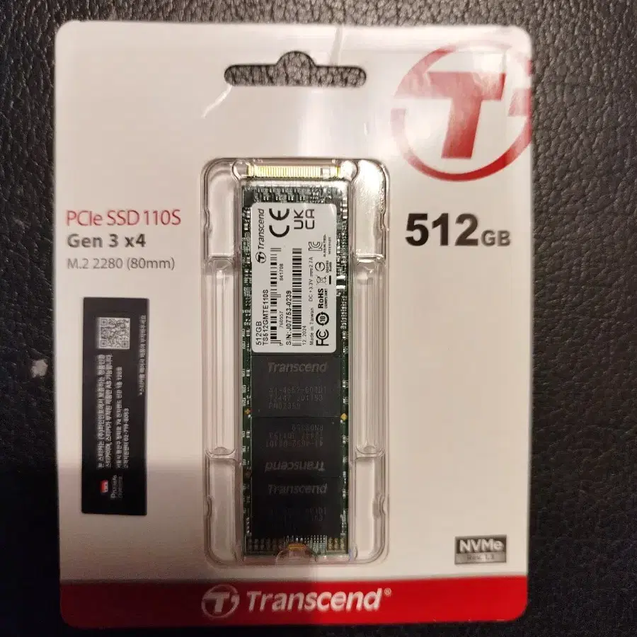 TRANSCEND 512GB NVME GEN 3 *4 새상품