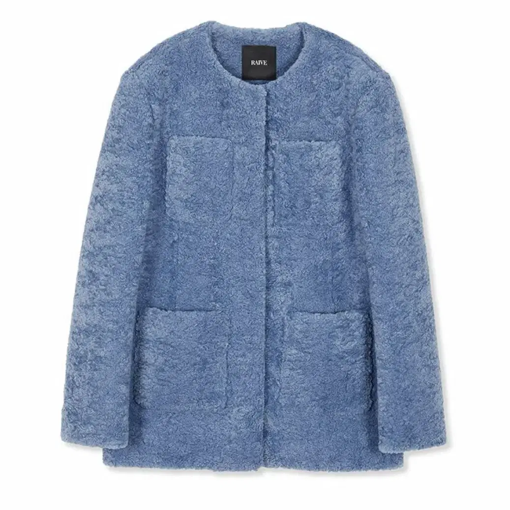 레이브 RAIVE Fur Jacket in Blue