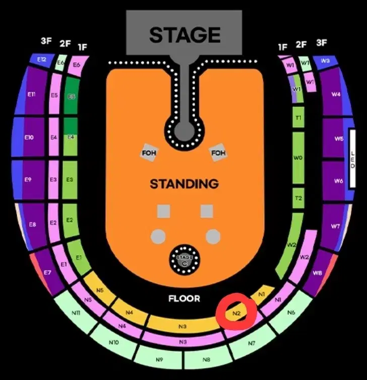 콜드플레이 4/22 1층 N2구역 양도