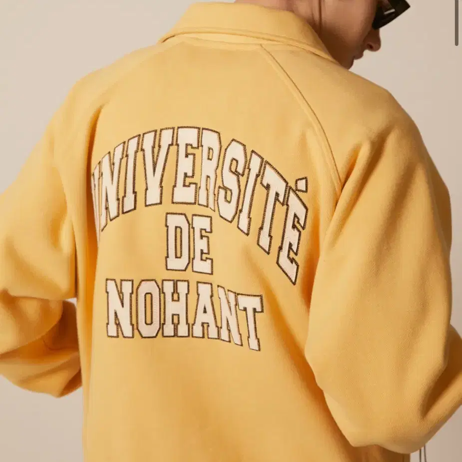 노앙 UNIVERSITE STADIUM JACKET YELLOW