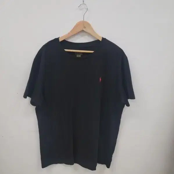 폴로  Ralph Lauren 블랙 반팔 티 공용 XL A556