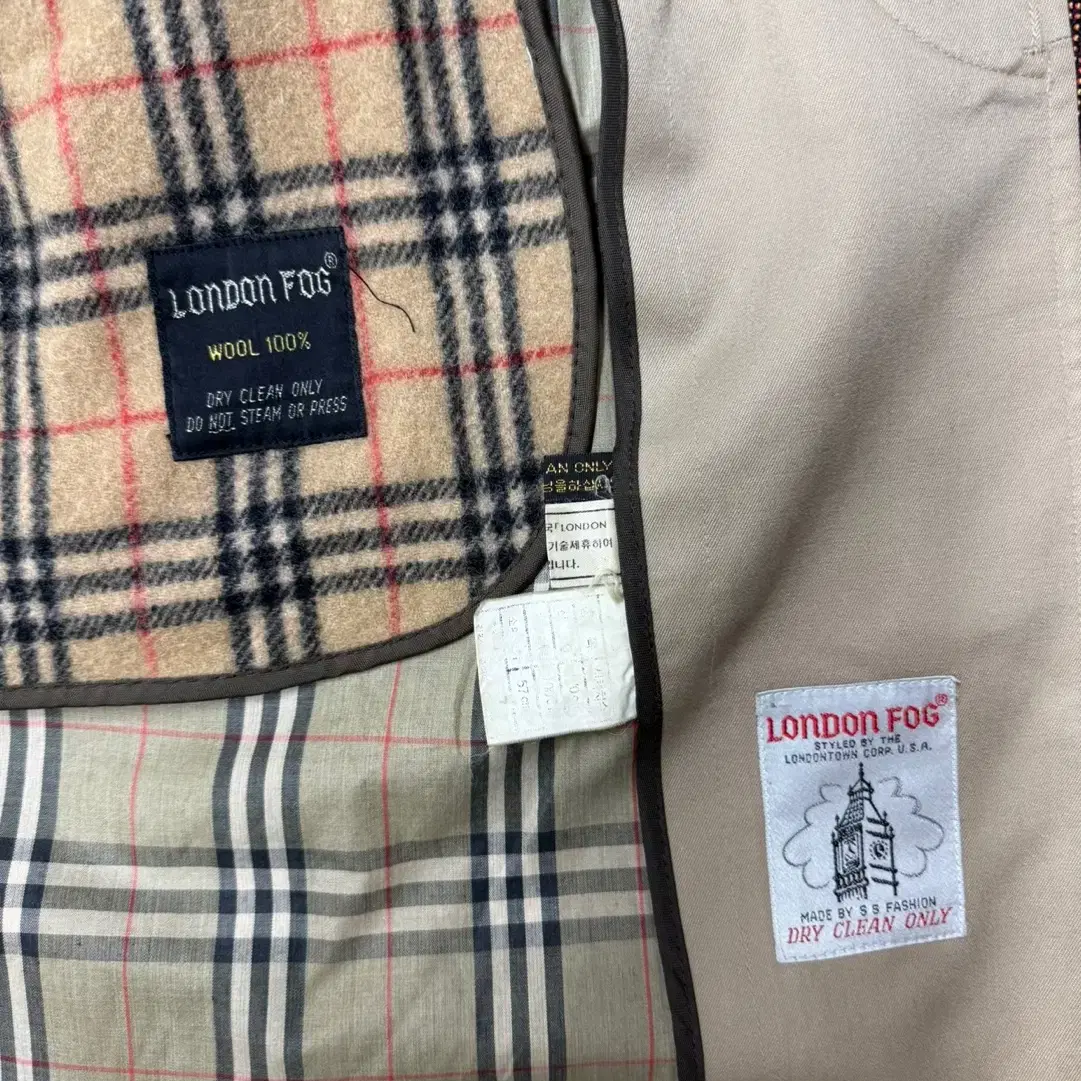 런던포그(LONDONFOG) 베이지 코트 SIZE L