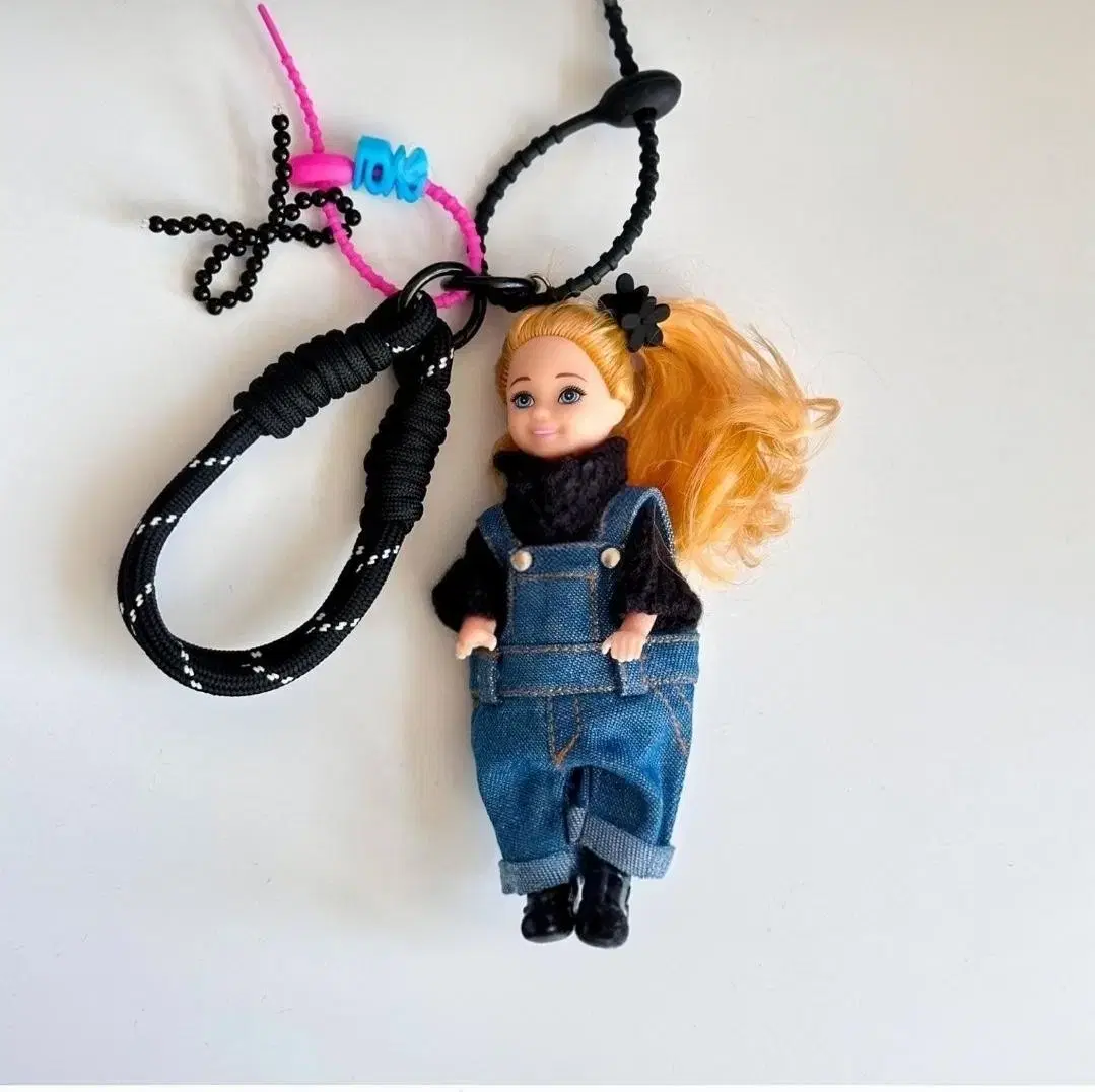 바비 인형 키링Barbie doll keyring