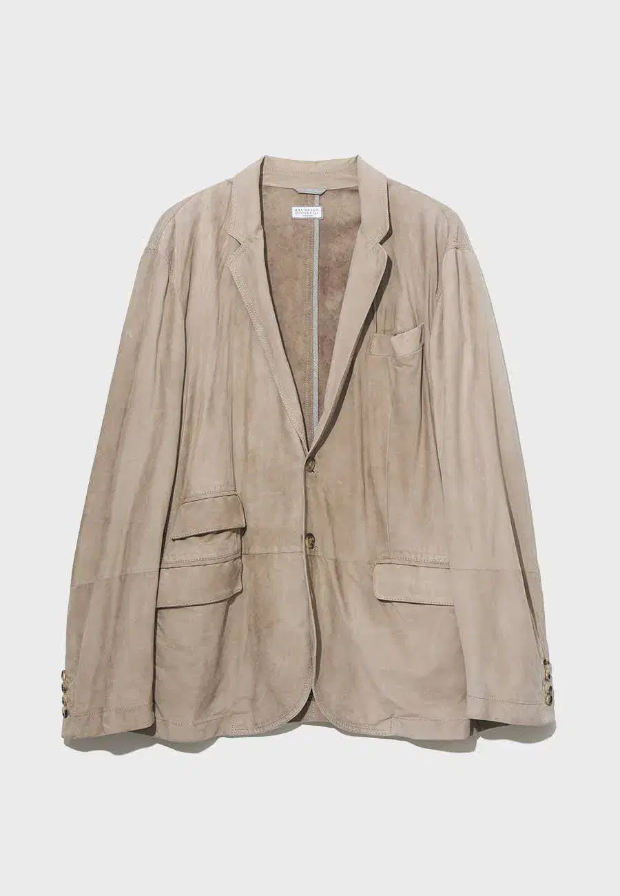 BRUNELLO CUCINELLI leather jacket