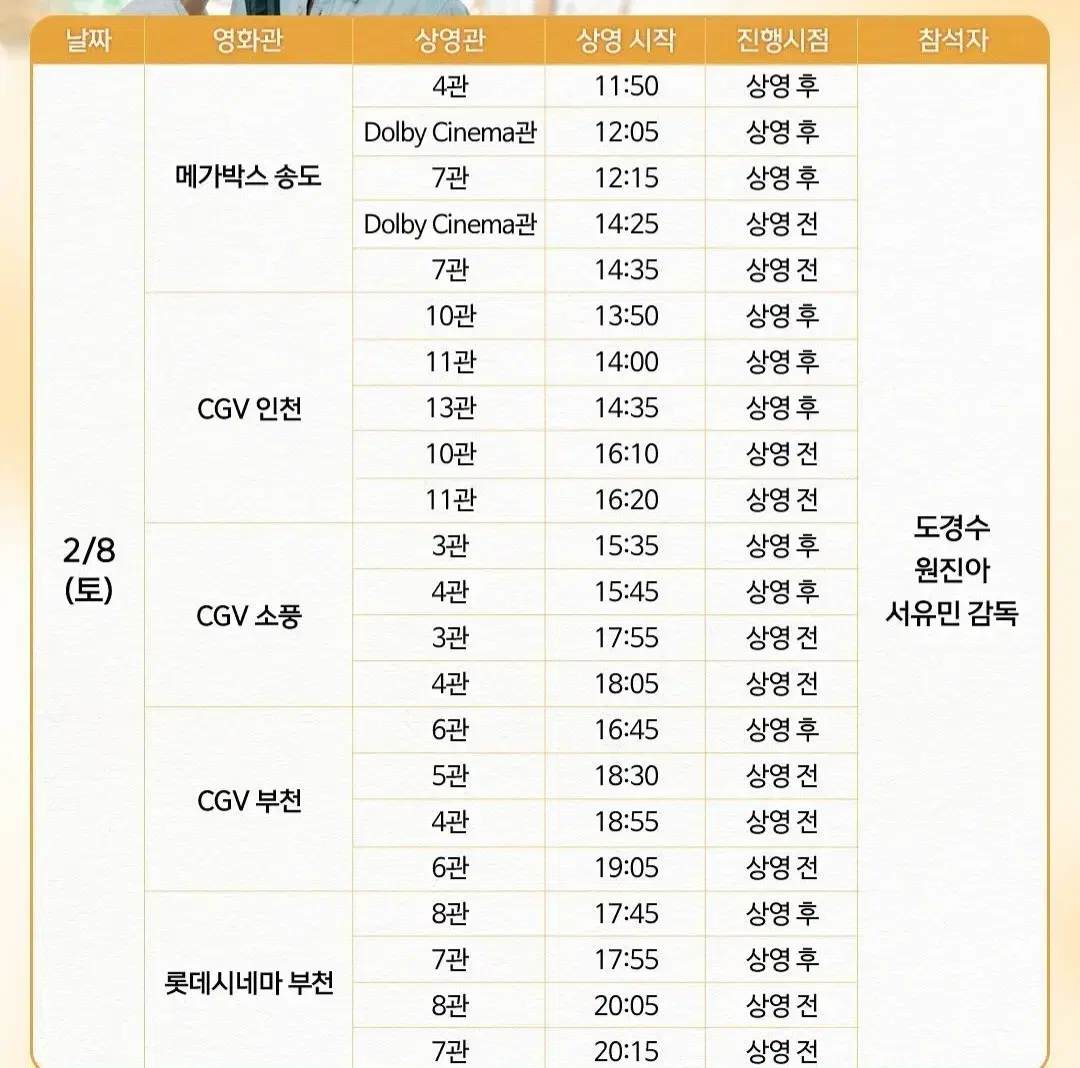 말할수없는비밀 무대인사 8일 /9일 양도 말없비무인양도