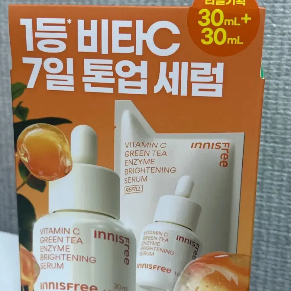 이니스프리 비타C 톤업세럼 30ml 리필 기획