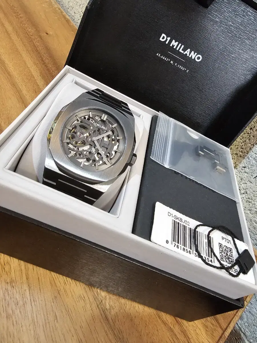 D1 Milano Skeleton Automatic Watch Full Buckle