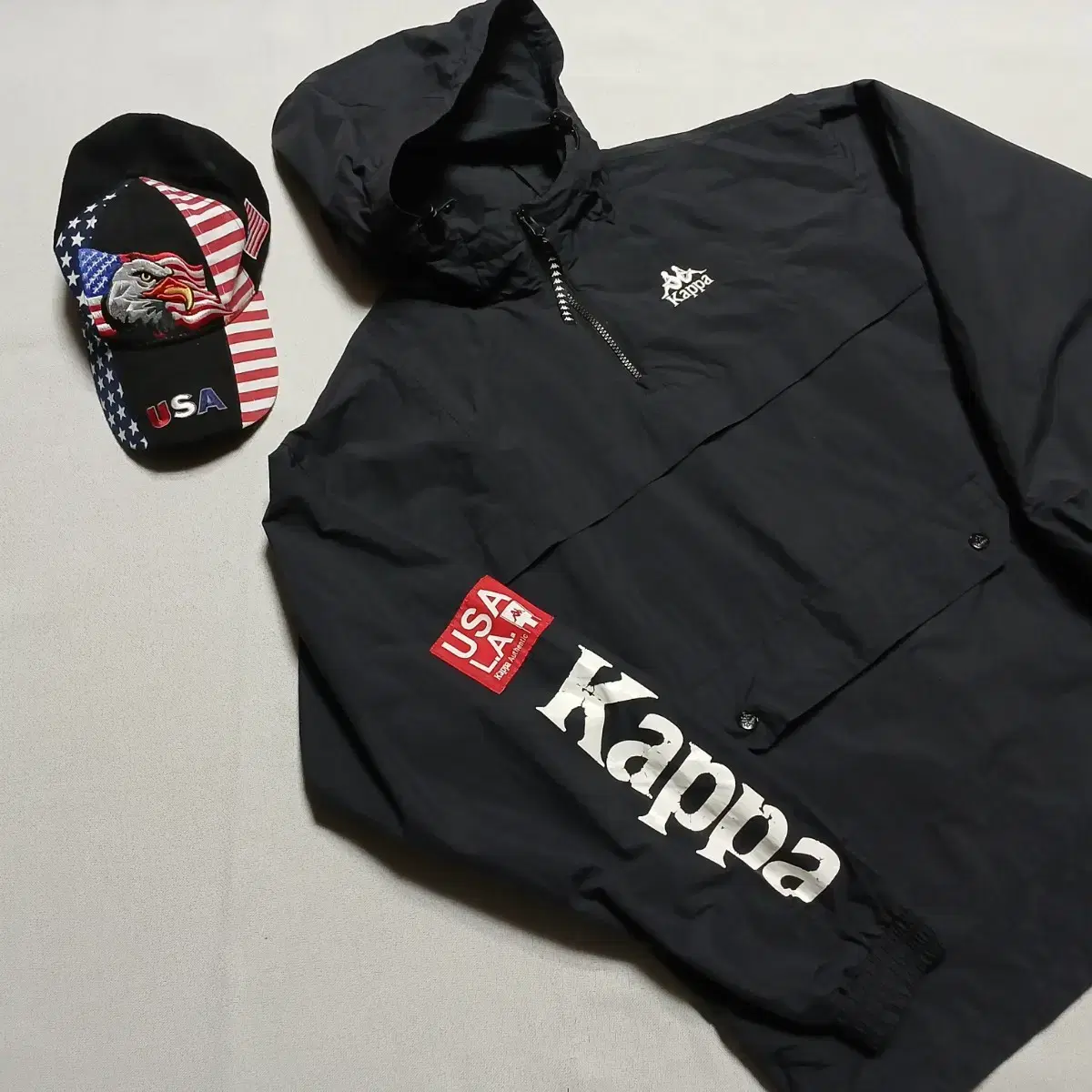 KAPPA 카파 아노락 USA 바람막이 자켓