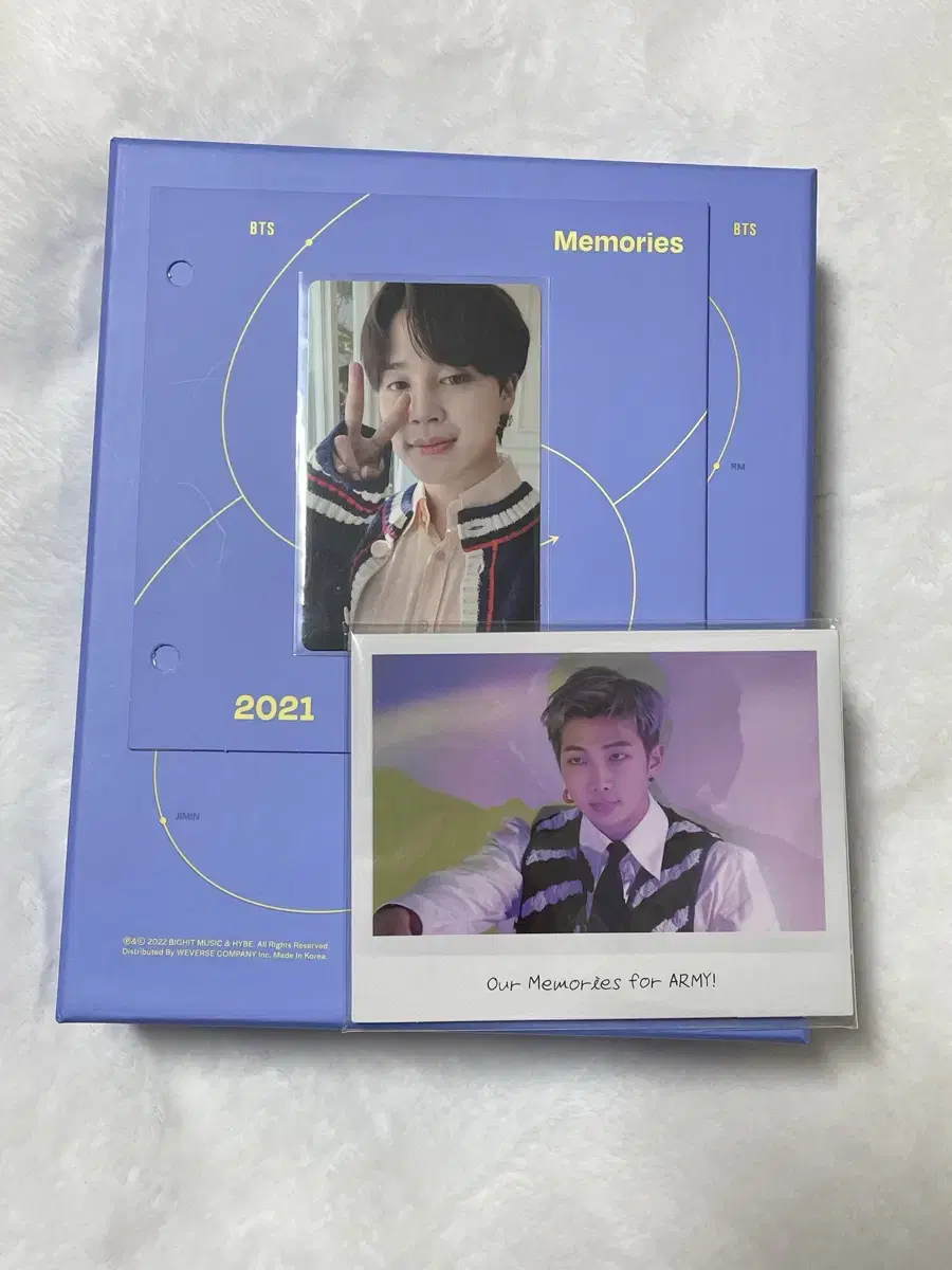 Memories of 2021 Blu-ray 블루레이 메모리즈 지민 포카