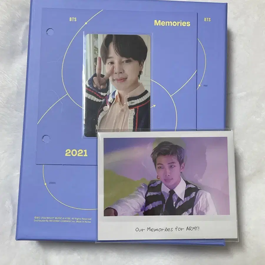 Memories of 2021 Blu-ray 블루레이 메모리즈 지민 포카