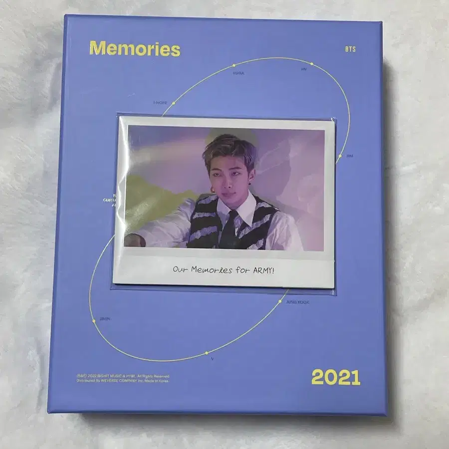 Memories of 2021 Blu-ray 블루레이 메모리즈 지민 포카