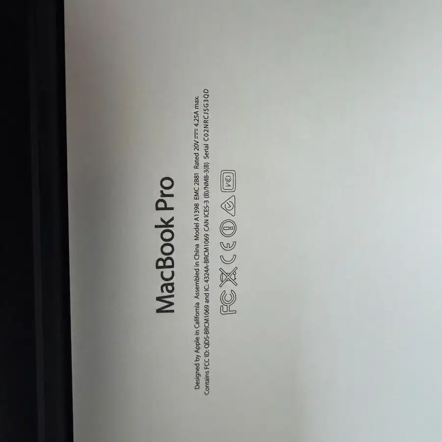 애플 맥북 MacBook Pro (Retina, 15-inch, Mid