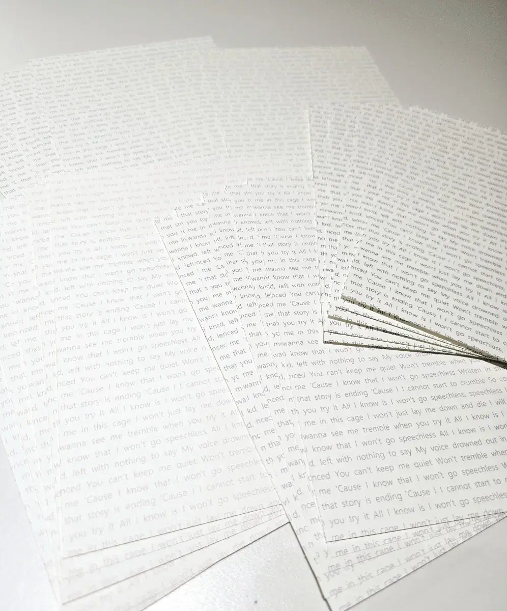 Dakoo English Mock-up Paper Color Set